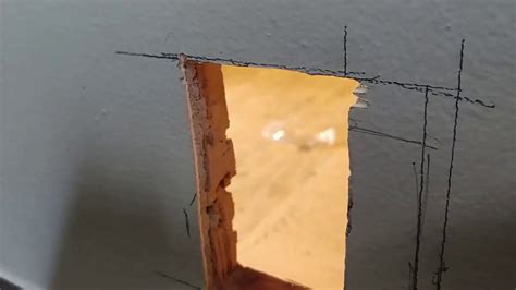 best way to cut out plaster wall for electrical boxes|plaster wall remodeling box.